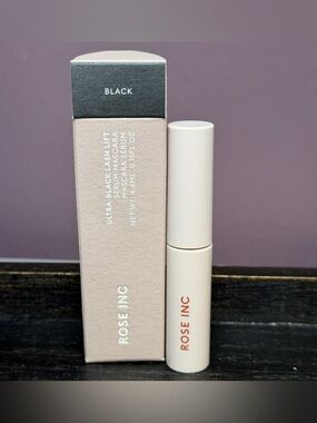 NIB Rose Inc Ultra-Black Lash Lift Mascara - TRAVEL SIZE